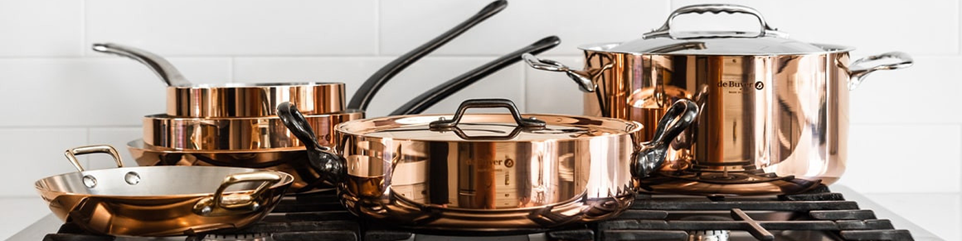 Ustensiles de cuisine en cuivre