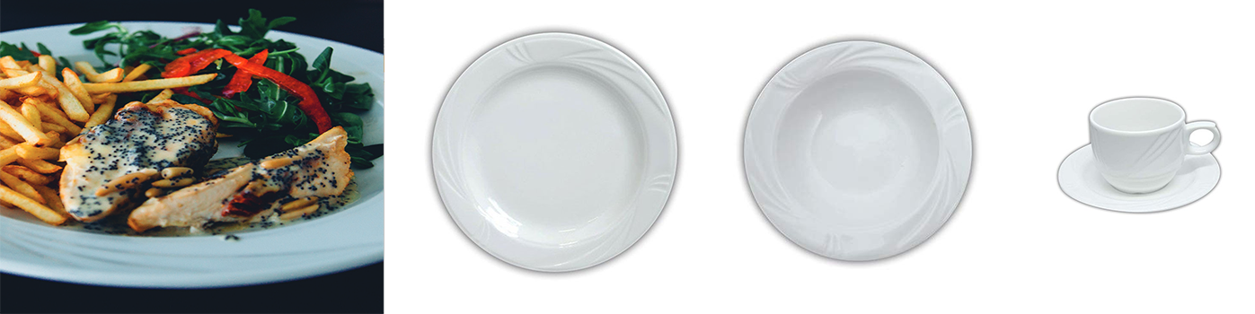 Assiette Arcadia