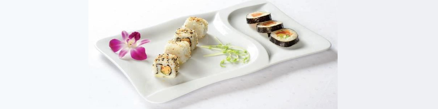 Assiette gourmet rectangle